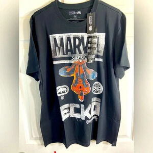 Marvel x Ecko - Spider-Man - Large Black T Shirt  - BNWT 🕸️🕷️🔴🔵
